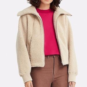 Uniqlo U Fleece Teddy Bomber Zip Jacket S